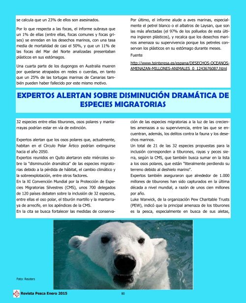 REVISTA PESCA ENERO 2015