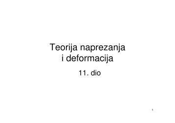 11 Tenzori naprezanja i deformacija