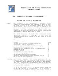 ADCI STD10 _On-the-Job_ Supplement 1.pdf - Association of Diving ...