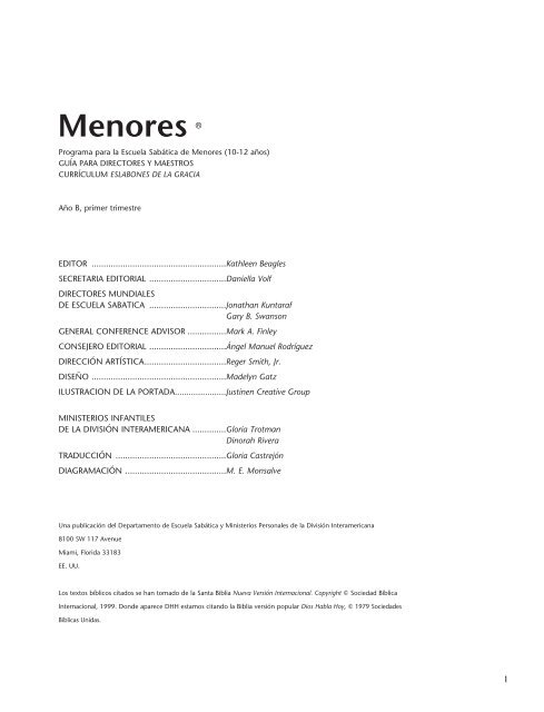 MENORES MAESTRO B-1 - Ministerios PM