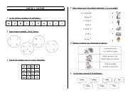 Evaluation franÃ§ais - PedagoNet