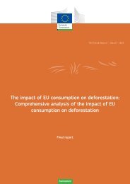 The impact of EU consumption on deforestation - European ...