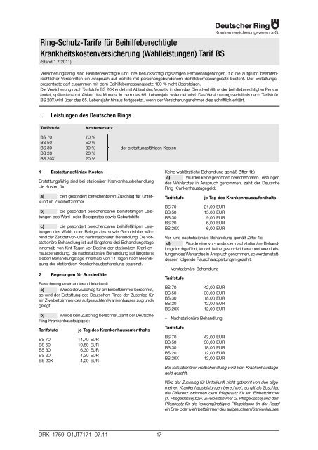 Versicherungsbedingungen und -informationen für die - Eureka24.de