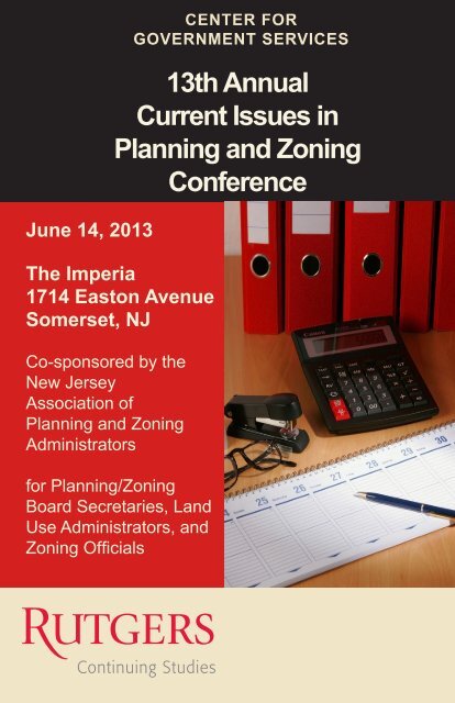 Current Issues in Planning and Zoning Conference - Center for ...