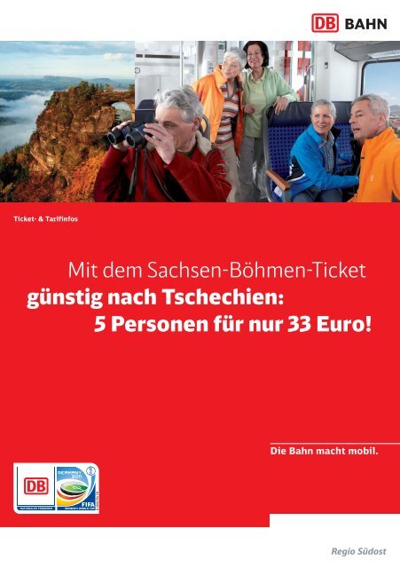 Mit dem Sachsen-Böhmen-Ticket günstig nach Tschechien - Bahn.de