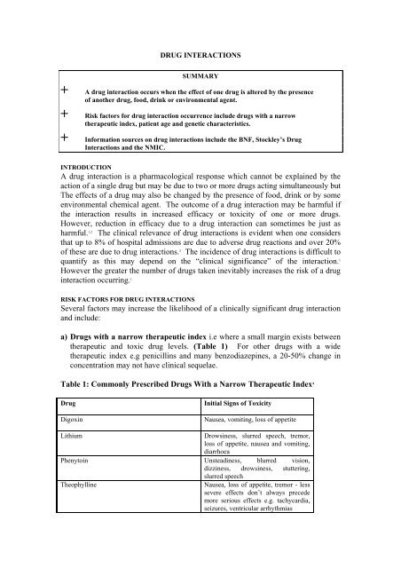 Stockleys Drug Interactions Pdf