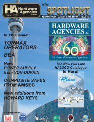 Flyer - Hardware Agencies Ltd.