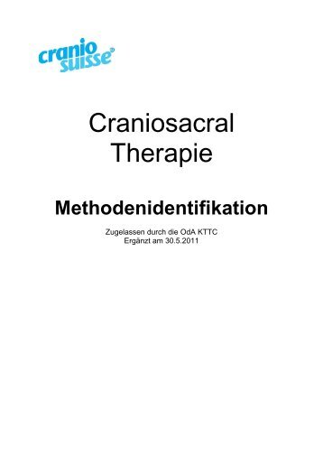 Methodenidentifikation METID - Cranio Suisse