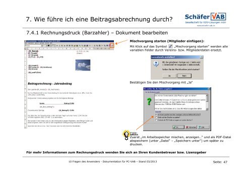 Programm PC VAB Fragen und Antworten - VR-Bank Bayreuth