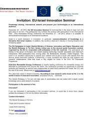 Invitation: EU-Israel Innovation Seminar