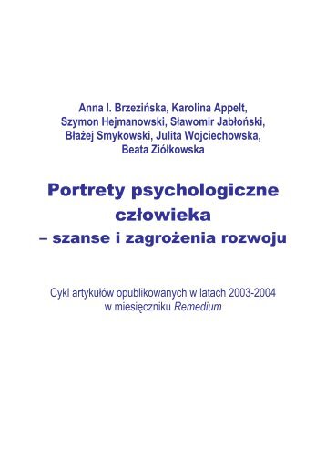 Portrety psychologiczne człowieka