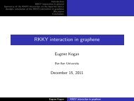 RKKY interaction in graphene