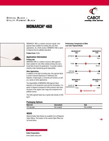 MONARCH® 460 - Cabot Corporation