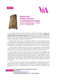 Telling Tales : Fantasy and Fear in Contemporary Design