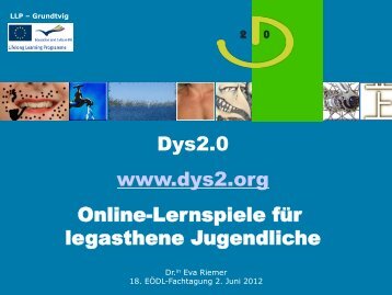 DYS 2.0 - Fachtagungen des EÖDL