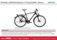 Kalkhoff Endeavour 14 Gang Rohloff - Damen - Fahrrad-XXL