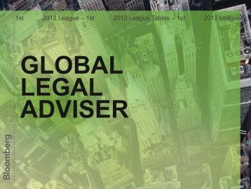 Global Legal Adviser - Bloomberg