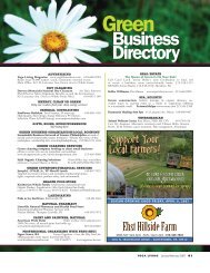 Green Business Directory - Yoga Living Magazine