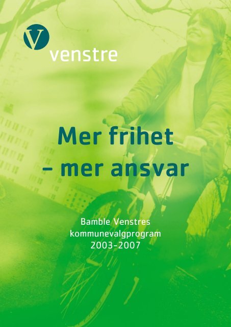 Venstre_valgprogram - Bamble kommune