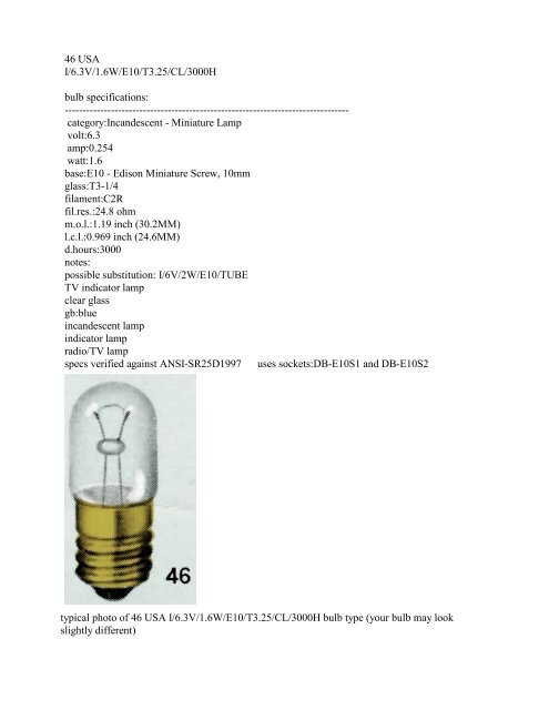 Specifications - Taillight King