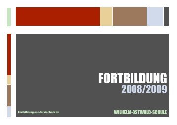 Liebe Kolleginnen und Kollegen - Fortbildungen