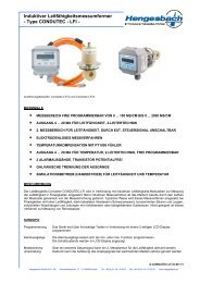 Type CONDUTEC - LFI - Hengesbach GmbH & Co. KG