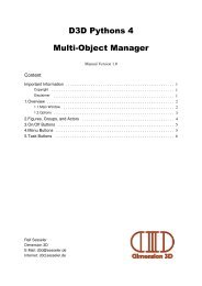 dimension3d dsf toolbox
