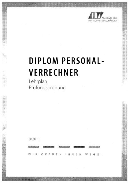 Personalverrechnung - WT-Akademie