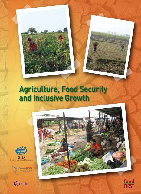 Agriculture, Food Security and Inclusive Growth - SID Netherlands ...