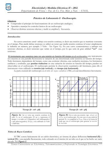 Electricidad y Medidas ElÃ©ctricas II â 2012. PrÃ¡ctico de Laboratorio I ...