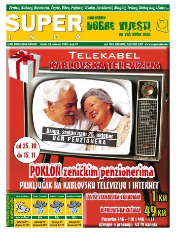 POKLON zeniÄkim penzionerima - Superinfo