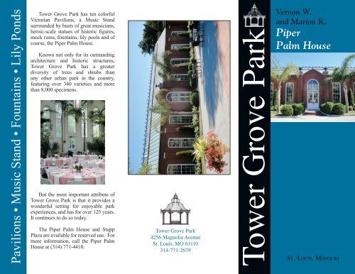 Piper Palm House - Tower Grove Park