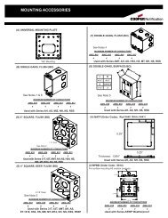 mounting accessories - Wheelock Products