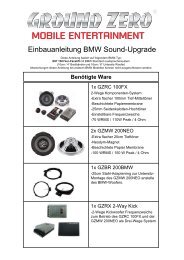 BMW Standard-Komponenten Frequenzgang-Kurve - AudioImport