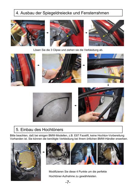 BMW Standard-Komponenten Frequenzgang-Kurve - AudioImport