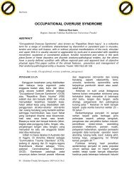 OCCUPATIONAL OVERUSE SYNDROME
