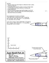 Super Bandit Park Jet (Assembly - RCGroups.com