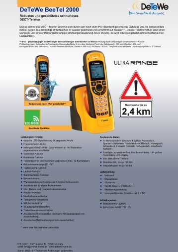 DeTeWe BeeTel 2000 - Sonepar