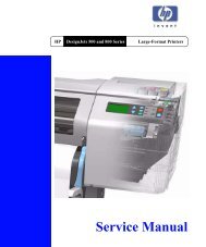 HP DESIGNJET 500/800 SERVICE MANUAL - Feedroller