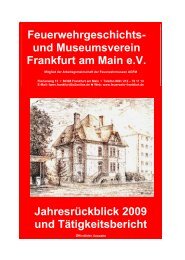 Feuerwehrgeschichts- und Museumsverein Frankfurt am Main e.V. ...