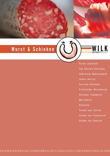 WI LK Wurst & Schinken - Wilk Gourmetgroup