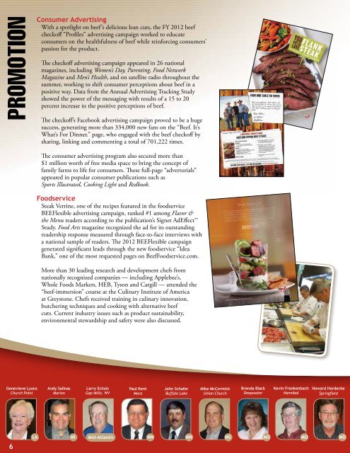 2012 Beef Board Annual Report - Cattlemen's Beef Promotion and ...