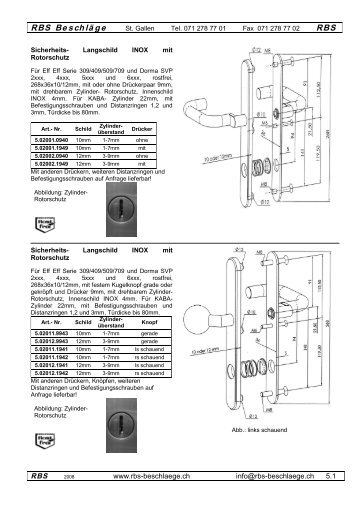 Sicherheits - Rbs-beschlaege.ch