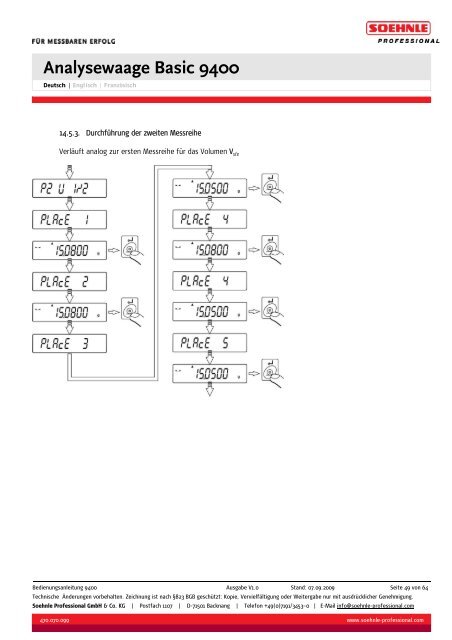 Analysewaage Basic 9400 - Wum-profishop.de