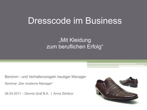 2 – Was trägt MANN im Business