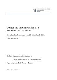 Design and Implementation of a 3D Action Puzzle Game