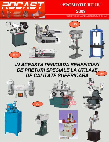 masini pentru prelucrarea metalelor - Rocast