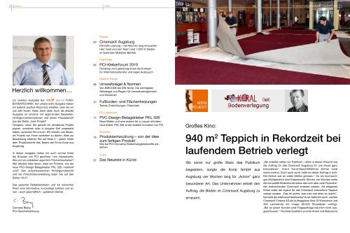 940 M2 Teppich In Rekordzeit Bei Laufendem Pci Augsburg Gmbh