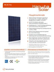 Datenblatt - SAT Solar