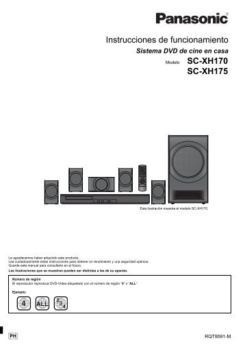 manual de usuario de sc-xh175ph() - Panasonic